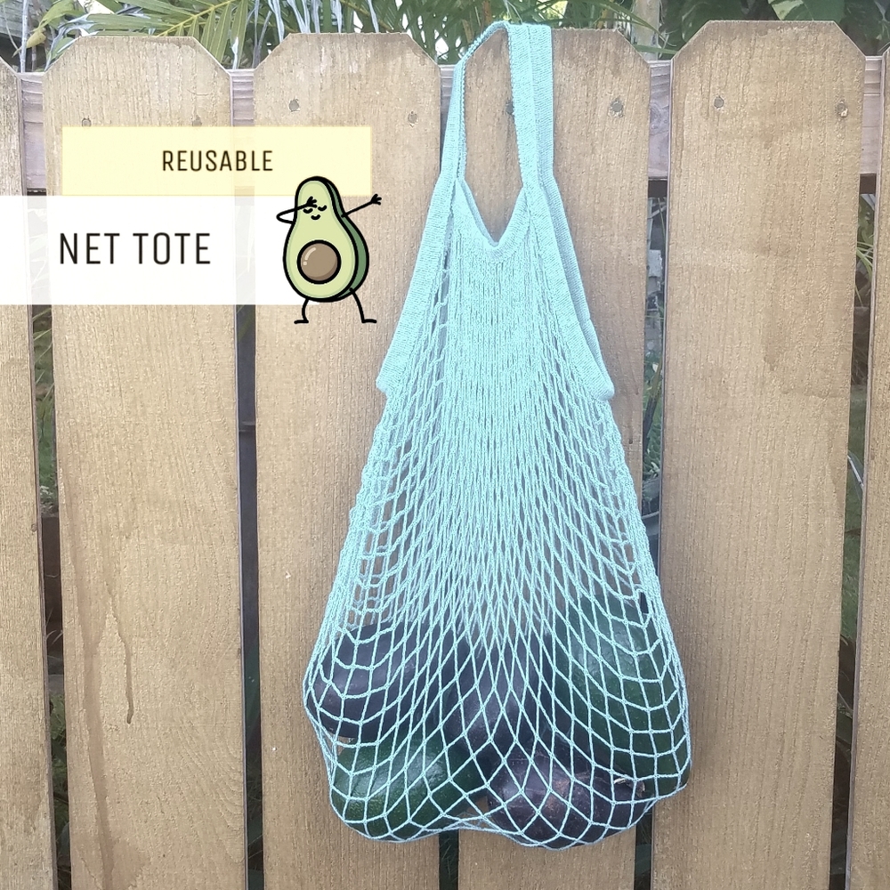 Reusable Net Tote - Picture 1 of 2